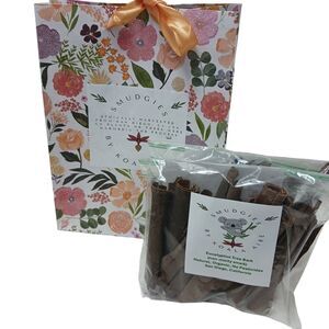 Koala Aire EUCALYPTUS TREE BARK Smudge 30 PACK - 100% ORGANIC Air Smoke Cleanser